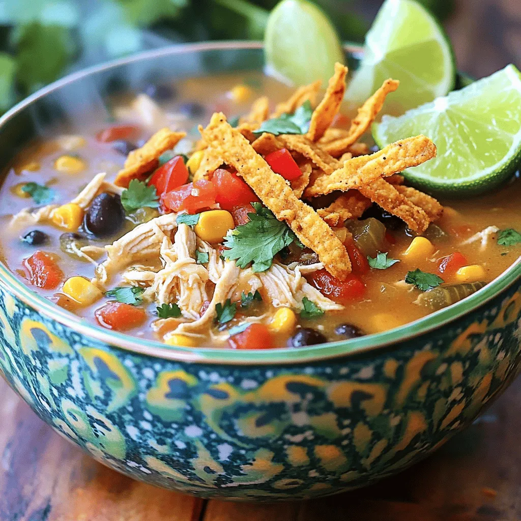Instant Pot Chicken Tortilla Soup Flavorful Dish