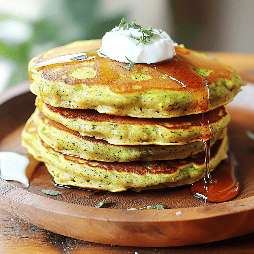 Zucchini Oat Pancakes Tasty and Healthy Breakfast Treat