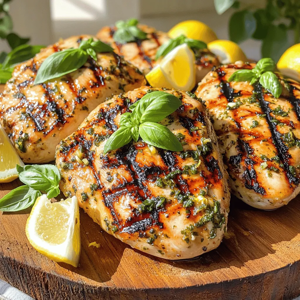 Lemon Basil Grilled Chicken Savory and Fresh Delight