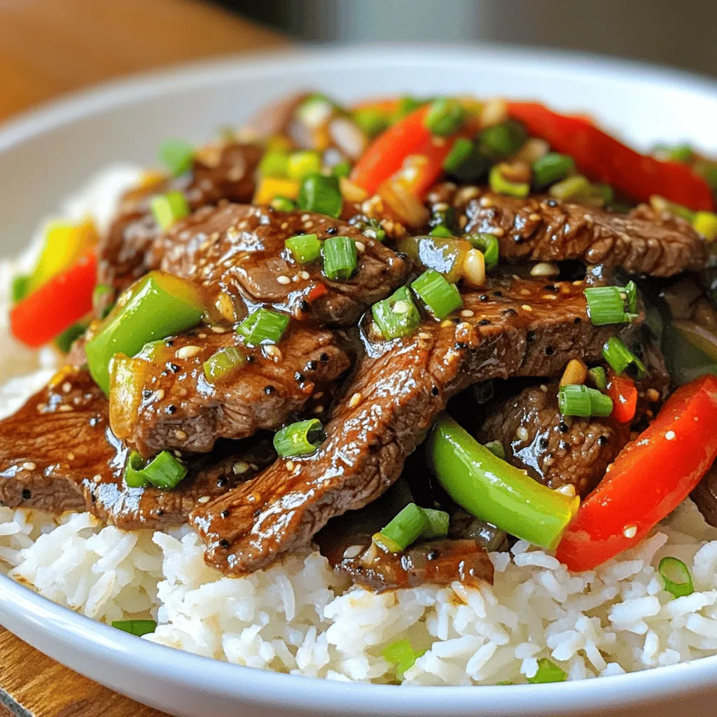 Black Pepper Beef Stir Fry Flavorful and Easy Meal