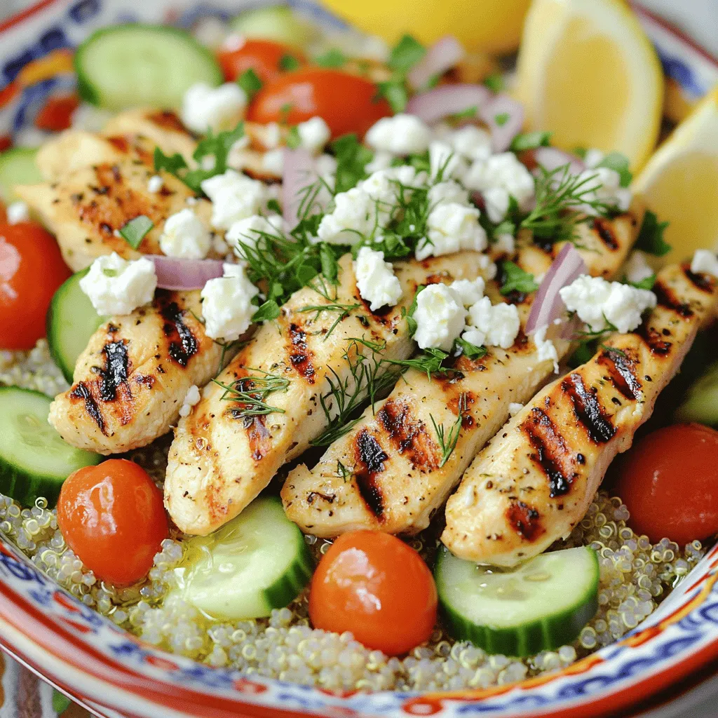 Mediterranean Lemon-Dill Chicken Bowls Nourishing Recipe