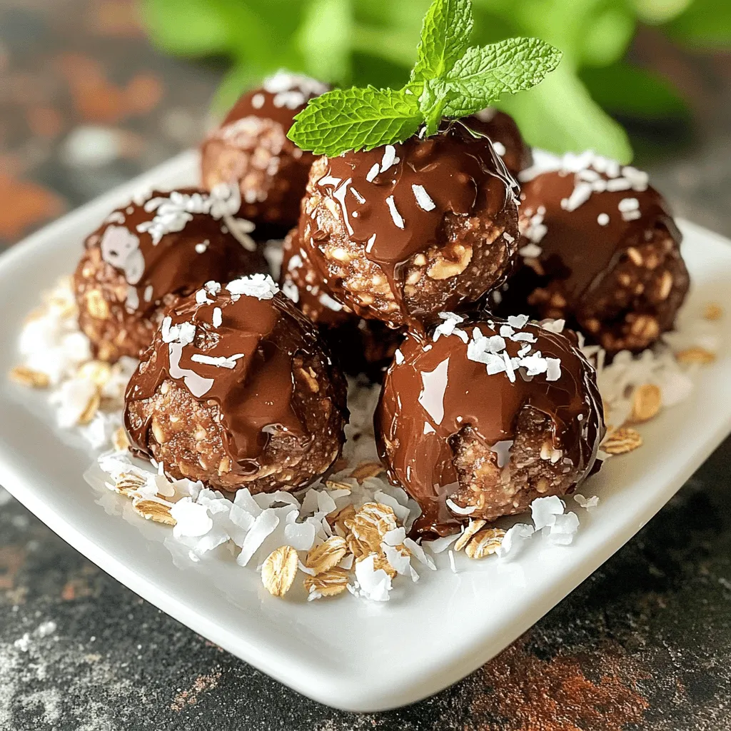 Chocolate Mint Energy Bites Tasty and Nutritious Treat