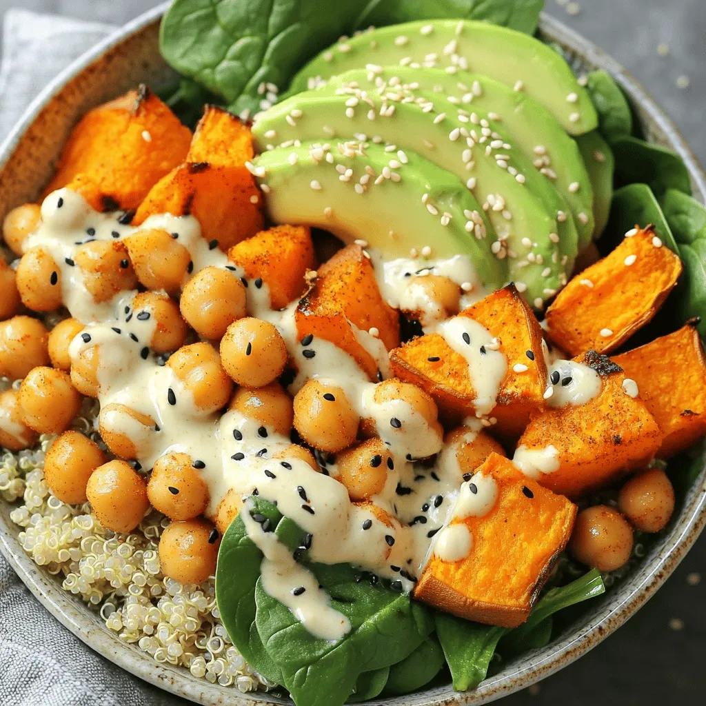 Sweet Potato Chickpea Buddha Bowl Energizing Meal