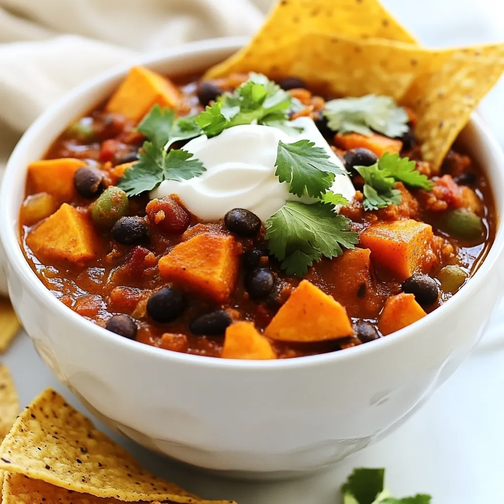 Chipotle Sweet Potato Chili Flavorful and Hearty Dish