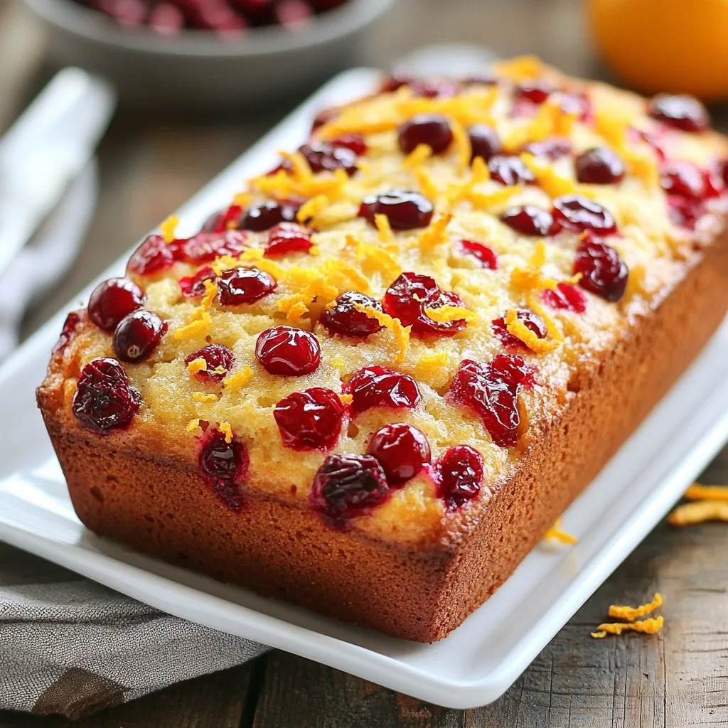 Cranberry Orange Loaf Flavorful and Simple Recipe