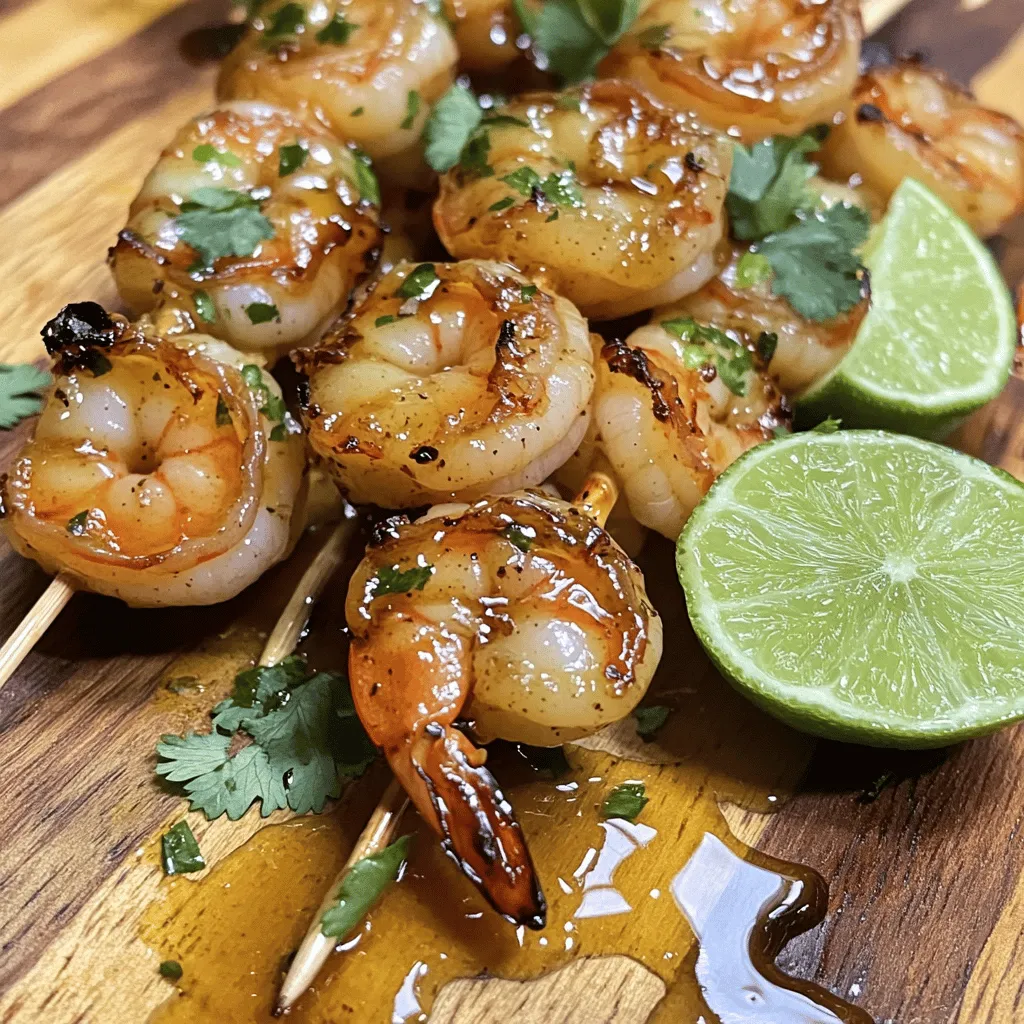 Honey Garlic Shrimp Skewers Tasty Grilling Recipe