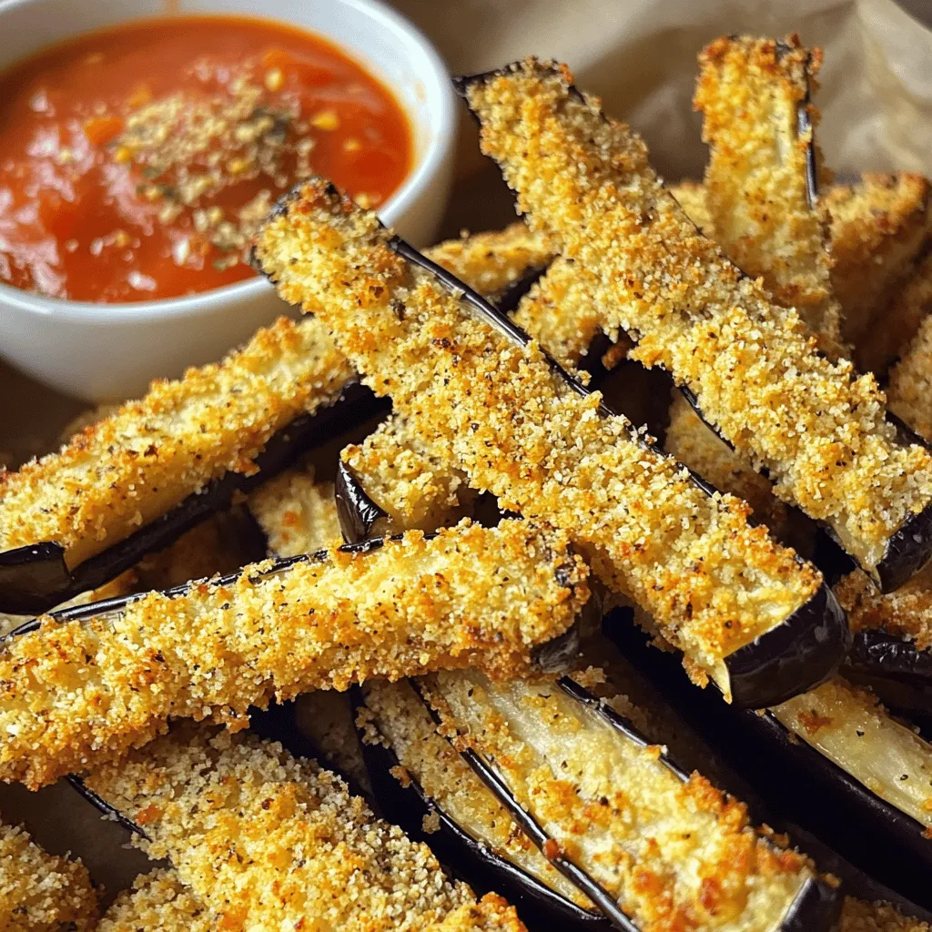 Air Fryer Eggplant Parmesan Fries Crispy and Delicious