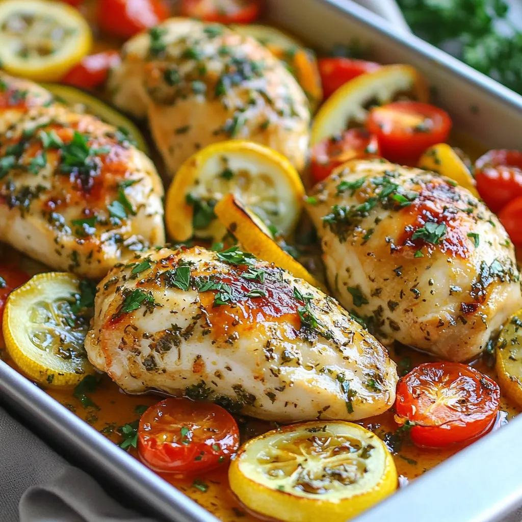 Lemon Herb Chicken Sheet Pan Flavorful and Easy Dinner