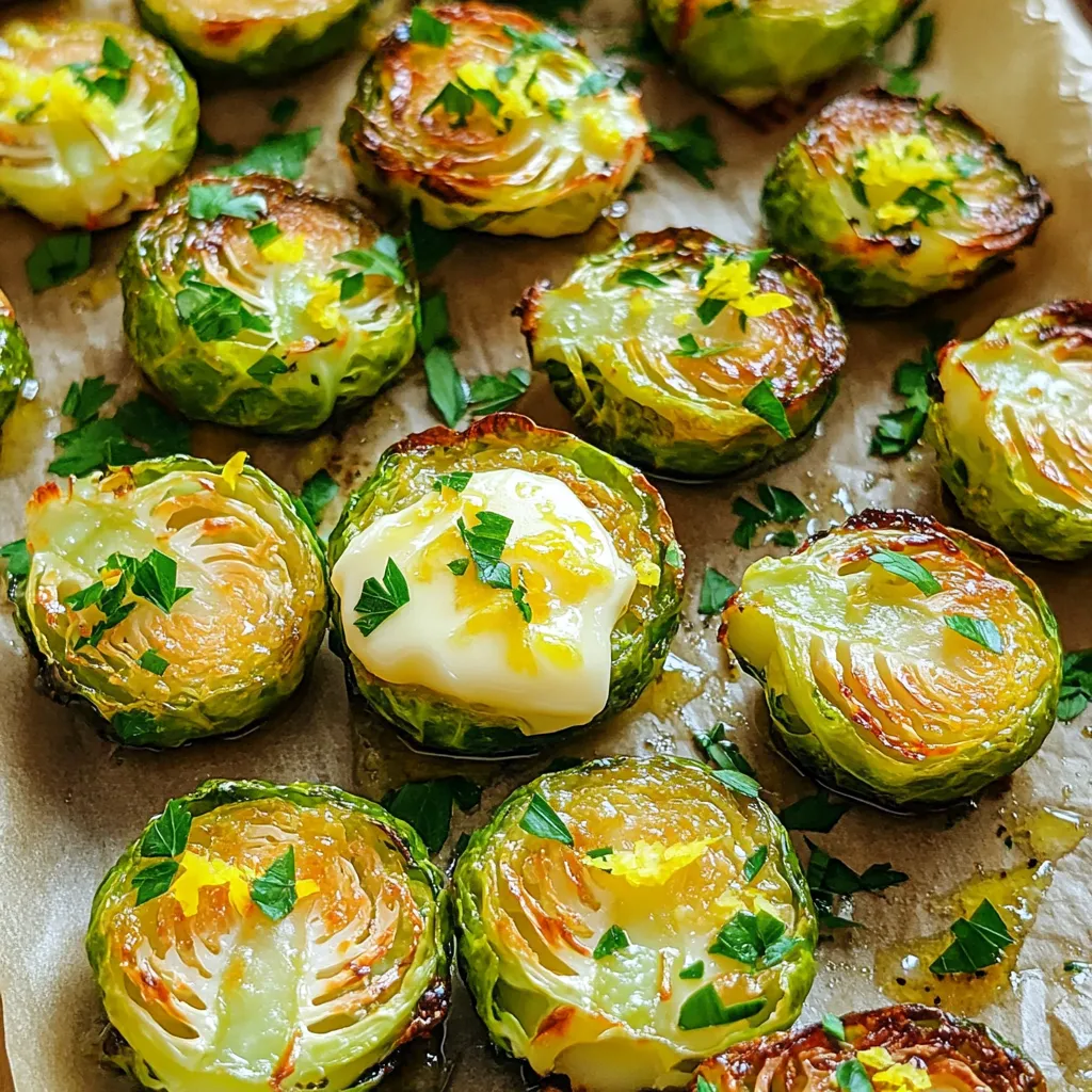 Garlic Butter Roasted Brussels Sprouts Simple and Tasty