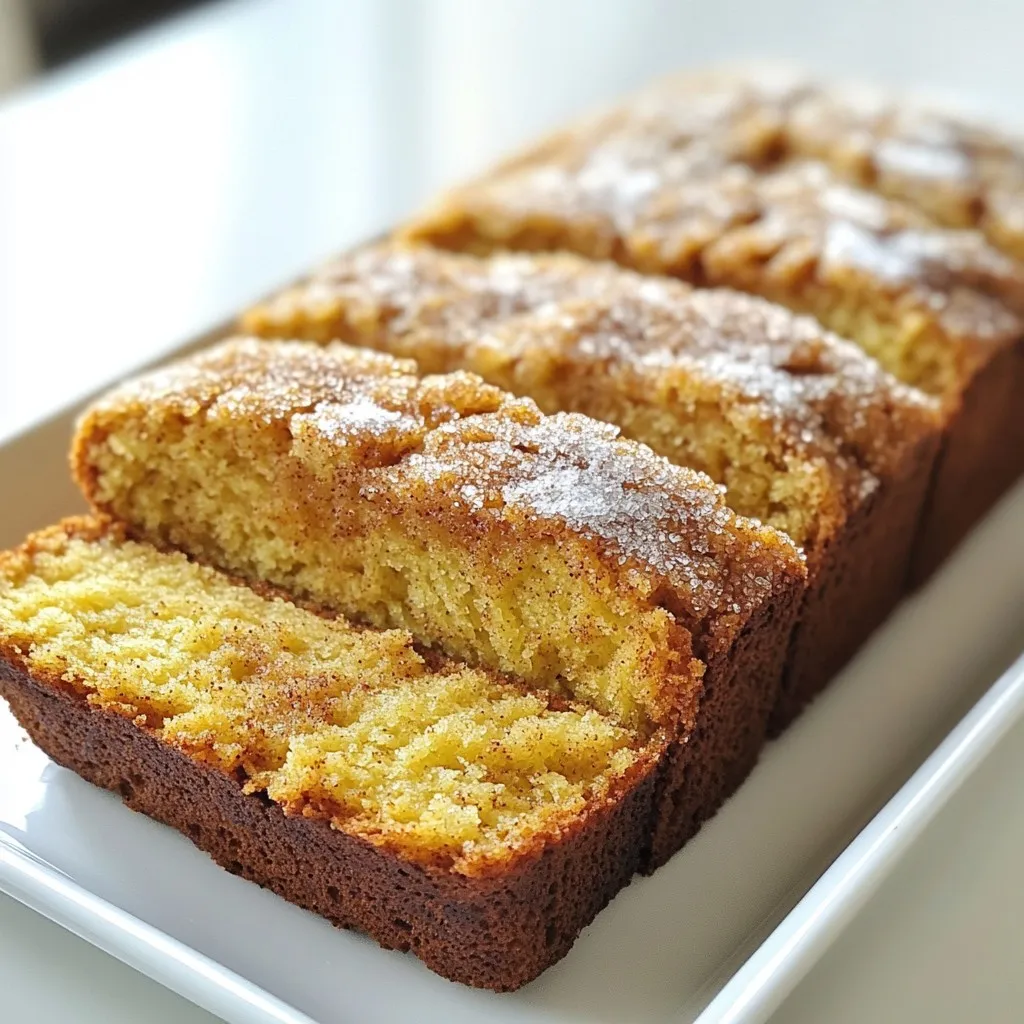Cinnamon Spice Snickerdoodle Bread Simple Delight