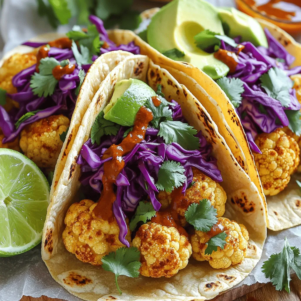 Vegan Cauliflower Tacos Fresh and Flavorful Delight