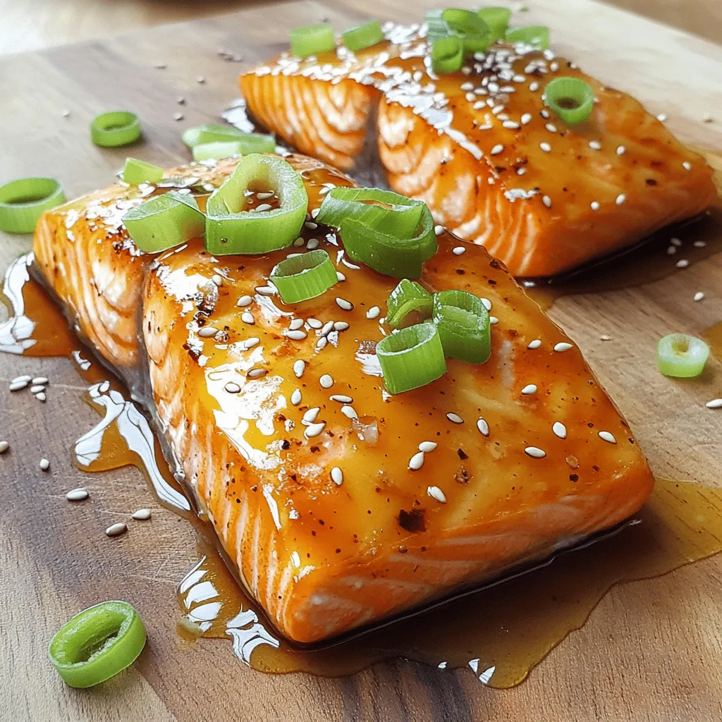 Sweet and Spicy Glazed Salmon Flavorful Dinner Idea