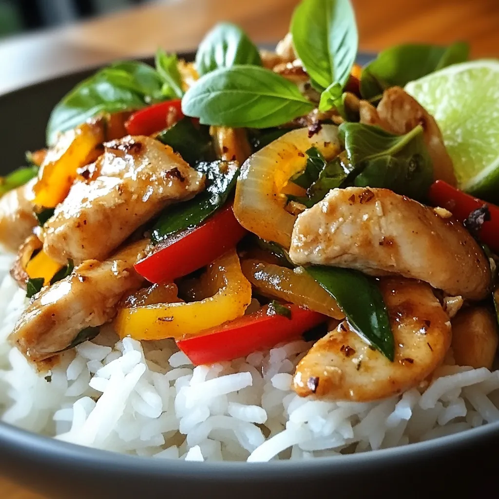 Thai Basil Chicken Flavorful Easy Dinner Recipe