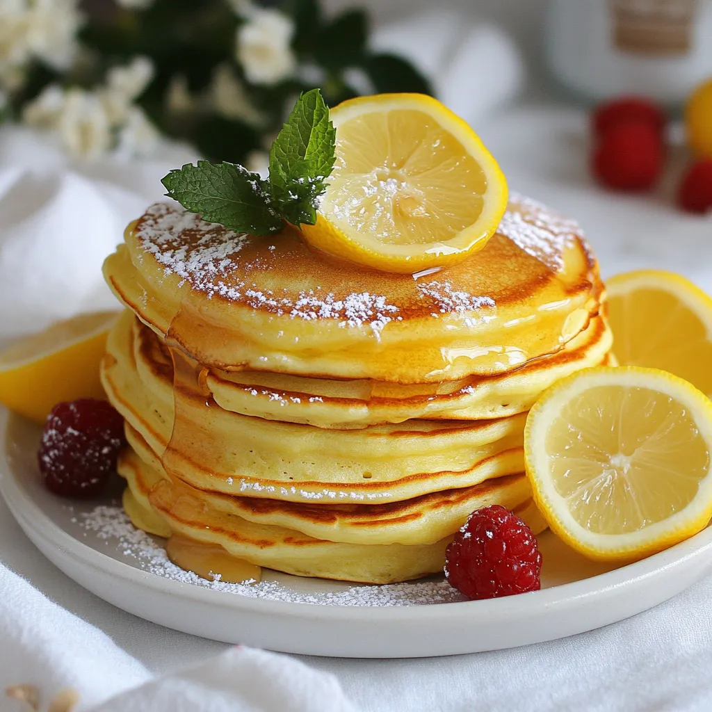 Lemon Ricotta Pancakes Fluffy Breakfast Delight