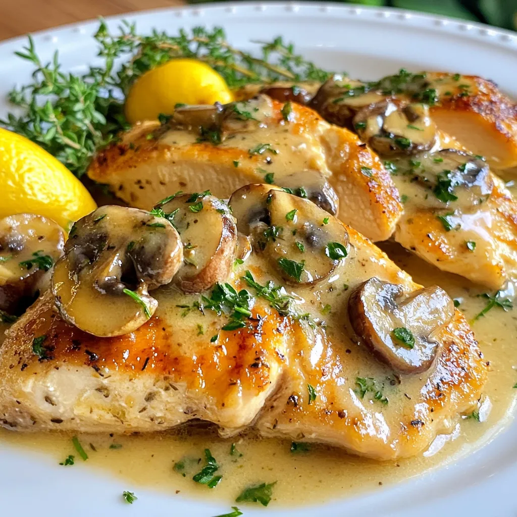 Garlic Herb Mushroom Chicken Flavorful Dinner Delight