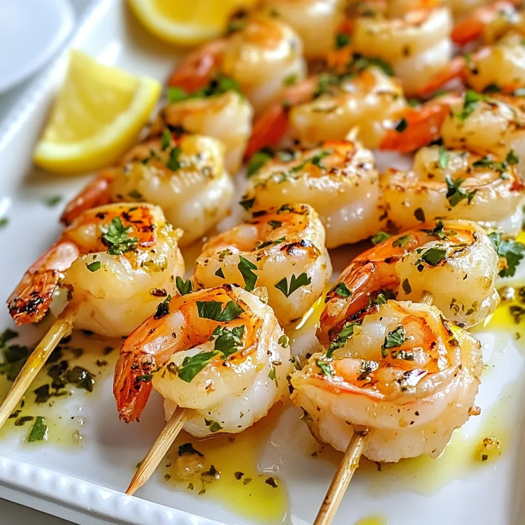 Garlic Herb Shrimp Skewers Flavorful Grilled Delight