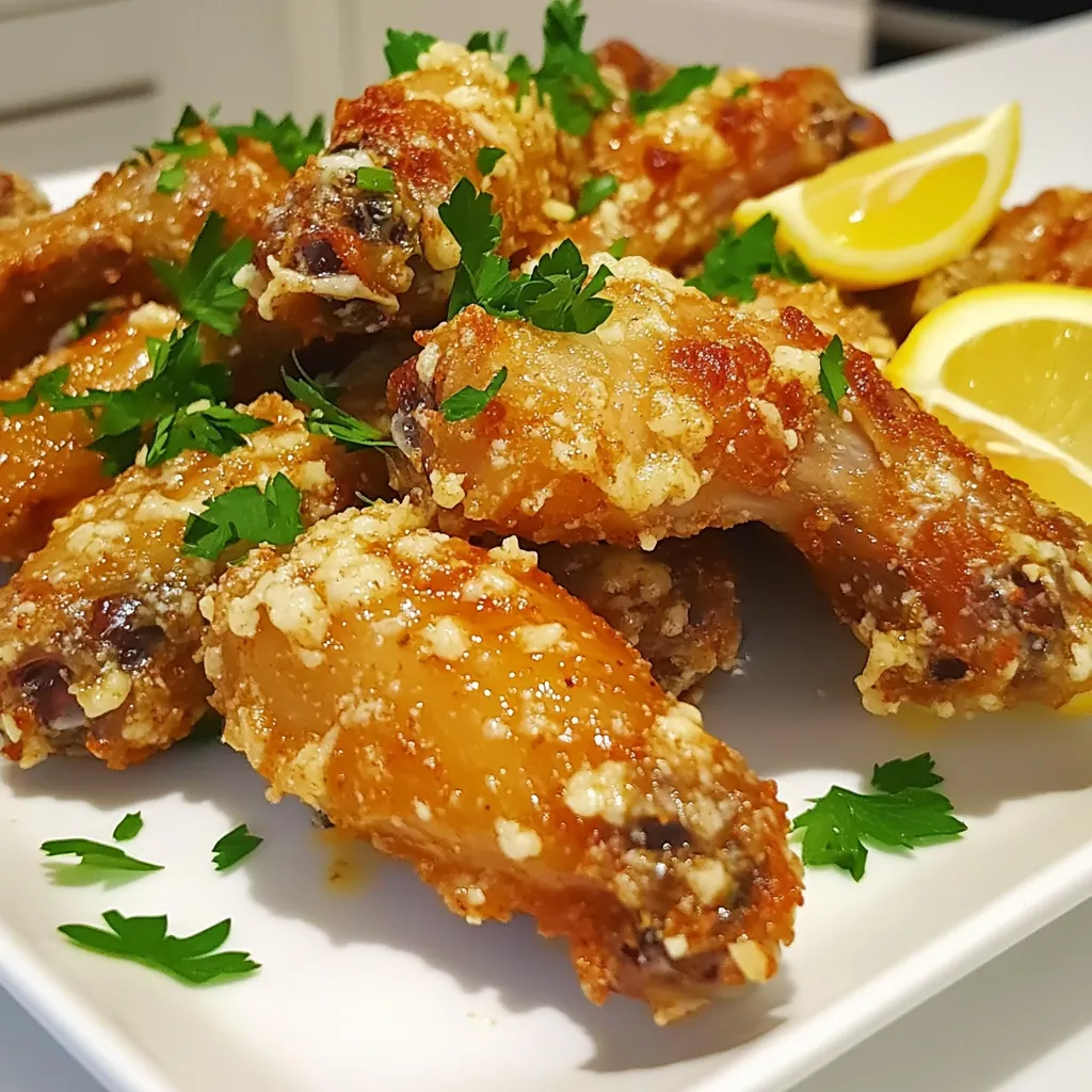 Savory Air Fryer Garlic Parmesan Wings Recipe Guide