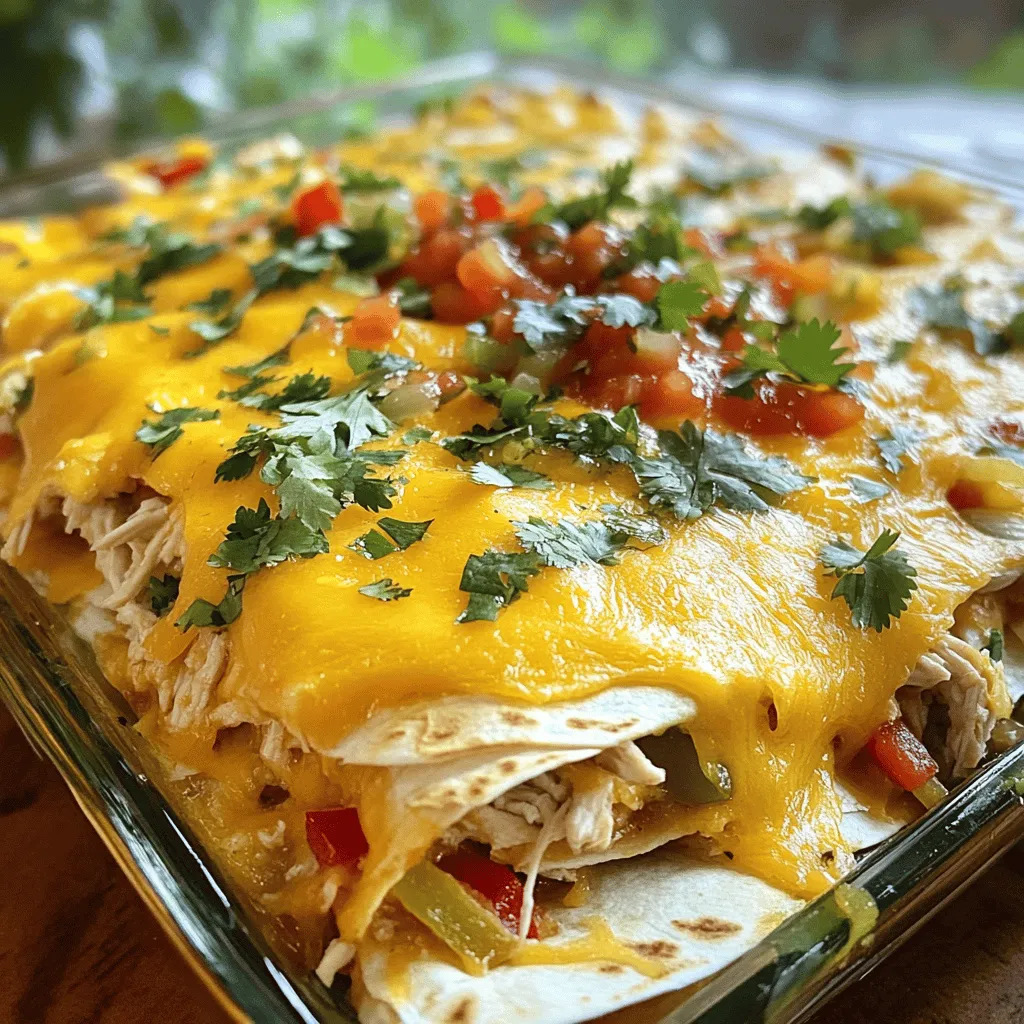 Chicken and Cheese Quesadilla Bake Simple and Tasty