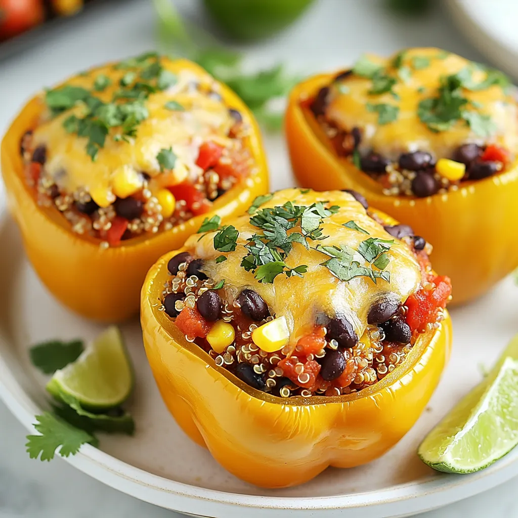 Mexican Quinoa Stuffed Peppers Flavorful and Healthy
