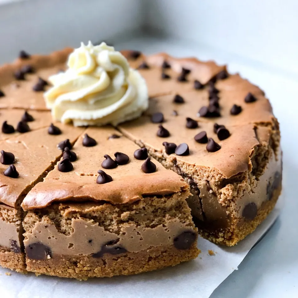 Chocolate Chip Cookie Cheesecake Delightful Treat