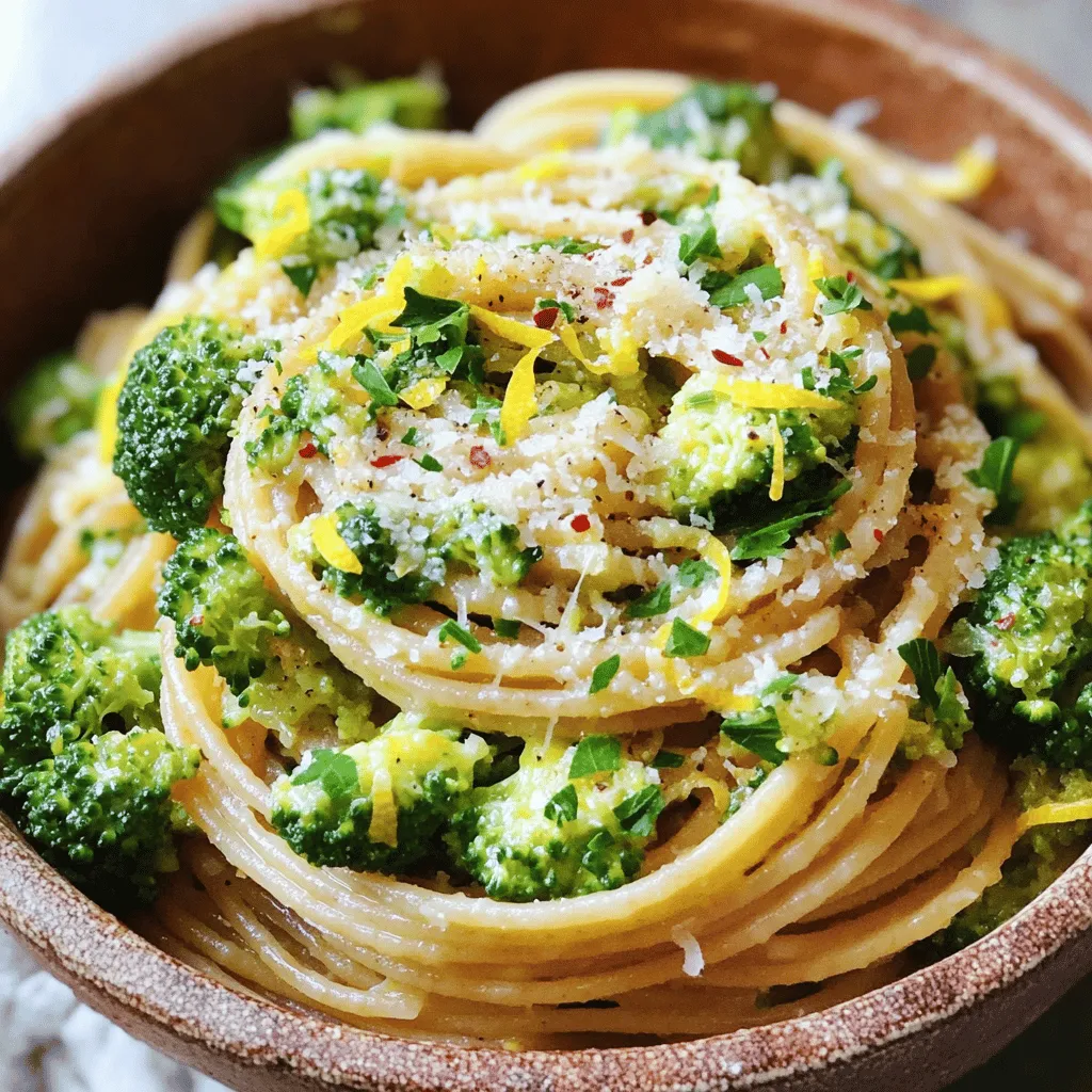 Lemon Garlic Broccoli Pasta Easy and Flavorful Recipe