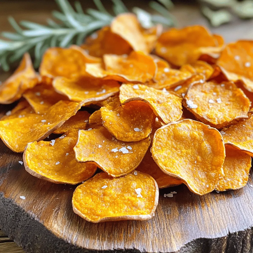 Baked Sweet Potato Chips Crunchy and Flavorful Snack