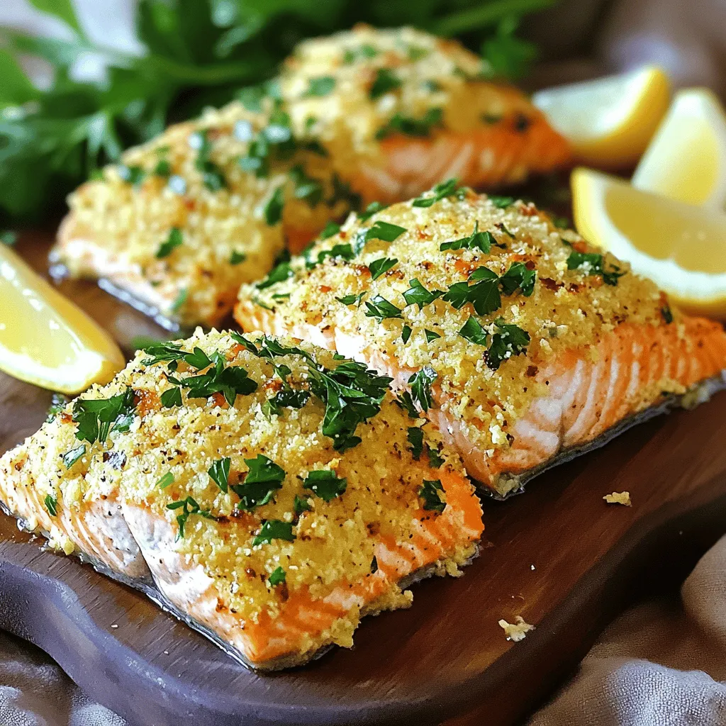 Crispy Parmesan Crusted Salmon Quick and Easy Recipe