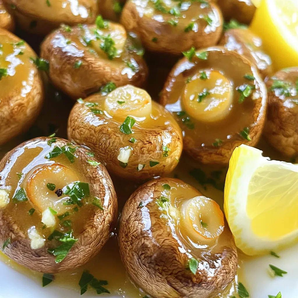 Garlic Butter Mushrooms Air Fryer Quick and Tasty Recipe