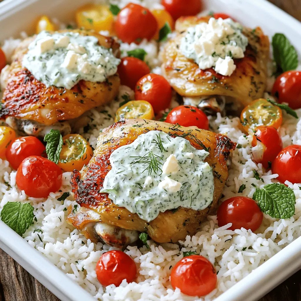 - 4 boneless, skinless chicken thighs - 1 cup long-grain white rice - 2 cups chicken broth