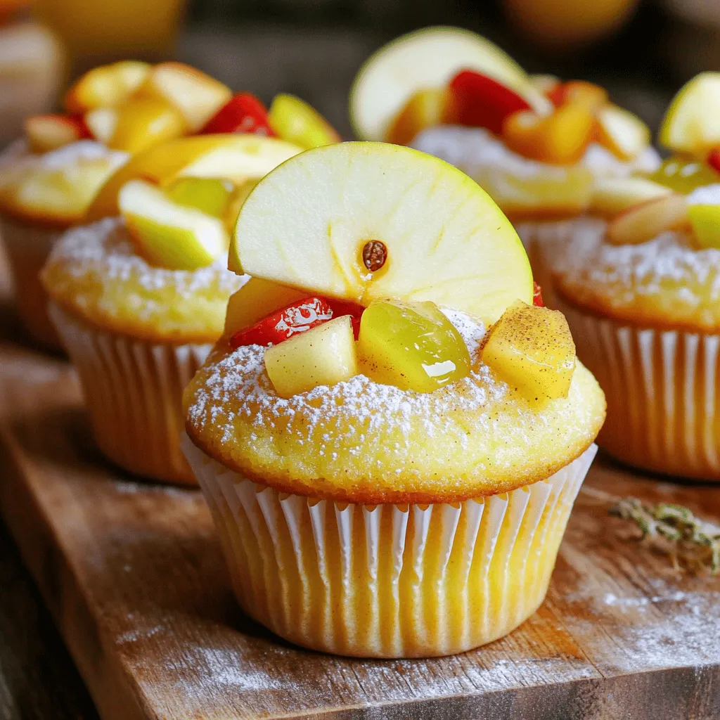 Apple Cider Sangria Cupcakes Delightfully Tasty Treat