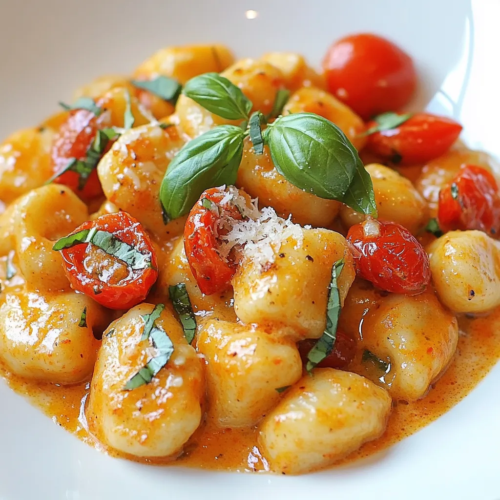 Creamy Tomato Basil Gnocchi Delicious Dinner Delight