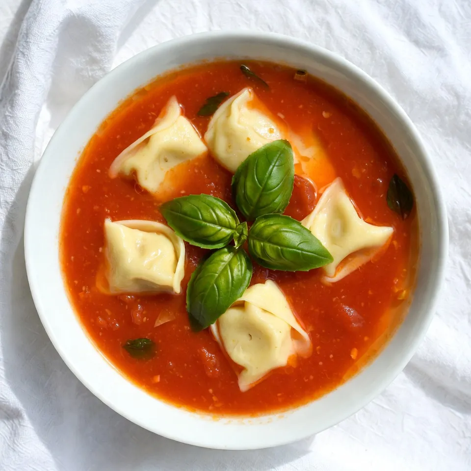 Creamy Tomato Tortellini Soup Comforting and Easy Meal