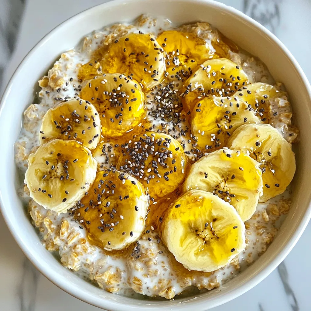 Peanut Butter Banana Overnight Oats Easy and Tasty