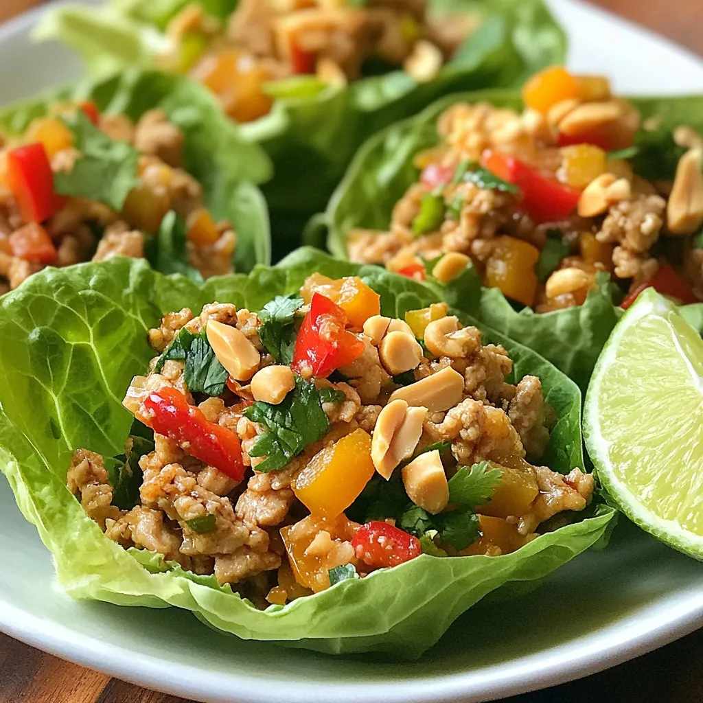 Thai Basil Chicken Lettuce Cups Flavorful and Fresh Meal