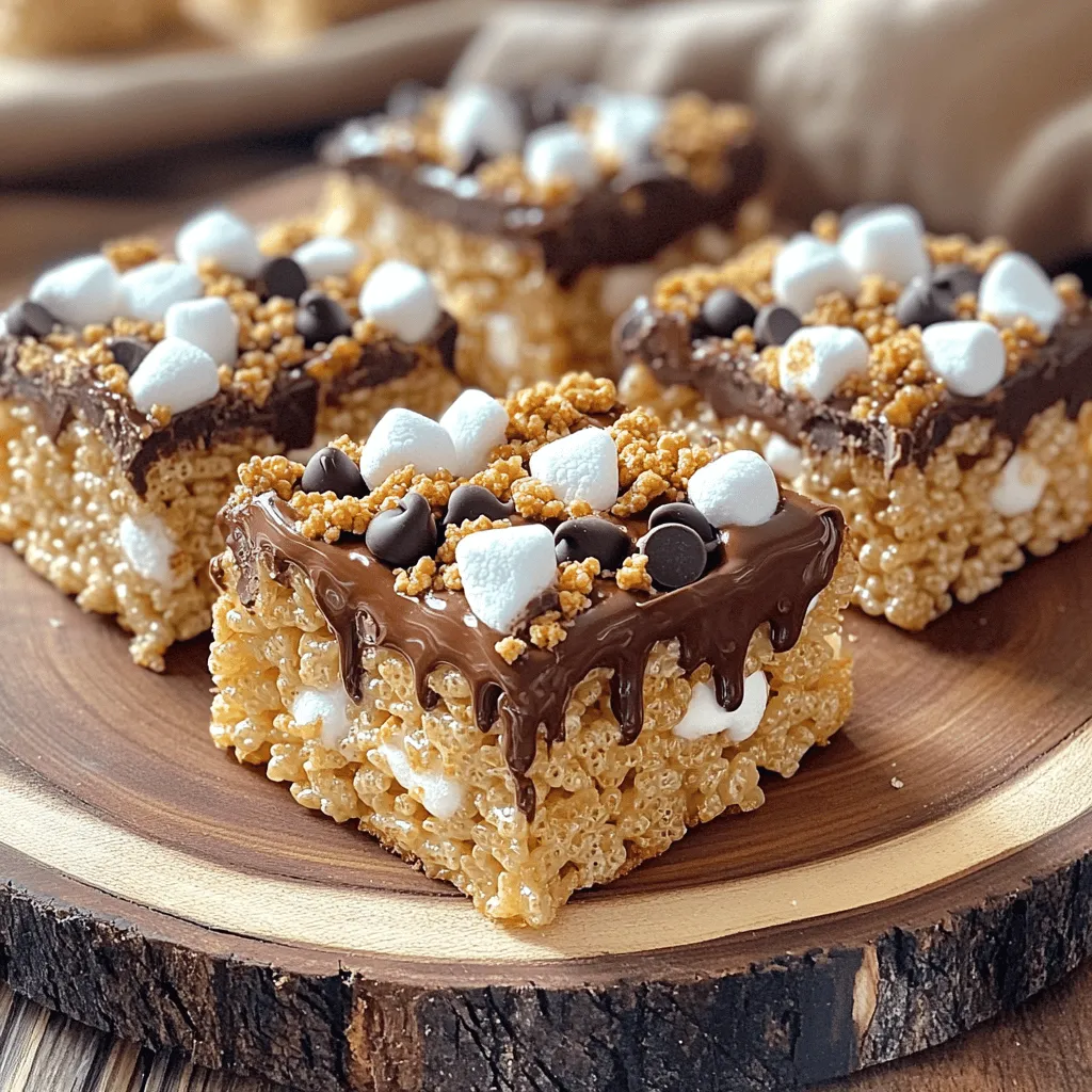 S’mores Rice Krispie Treats Irresistible Sweet Snack