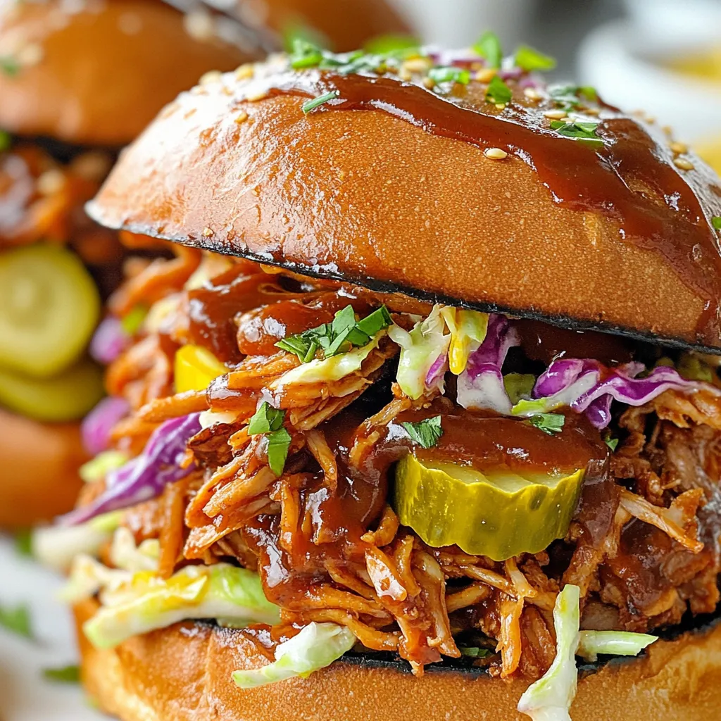 BBQ Jackfruit Sandwiches Easy Flavorful Delight