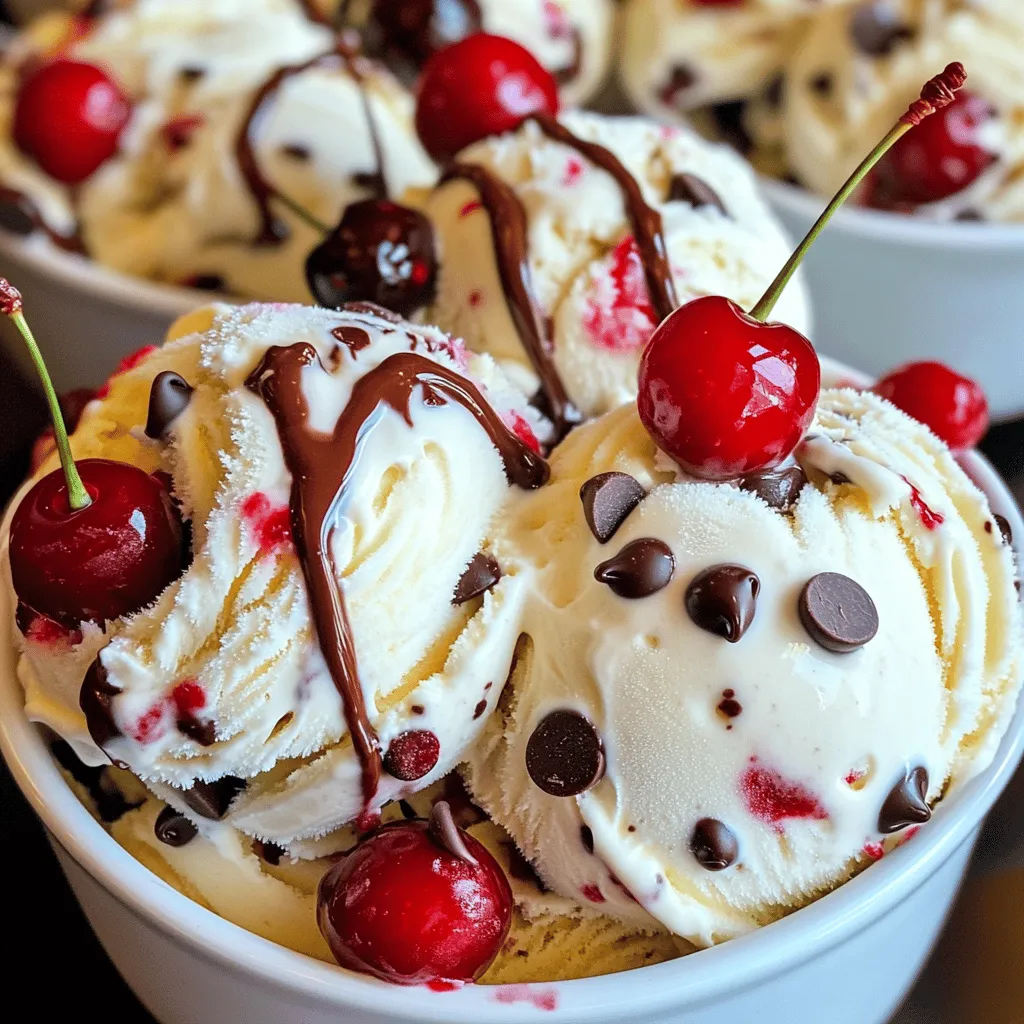 Cherry Chocolate Chip Ice Cream Delightful and Fun