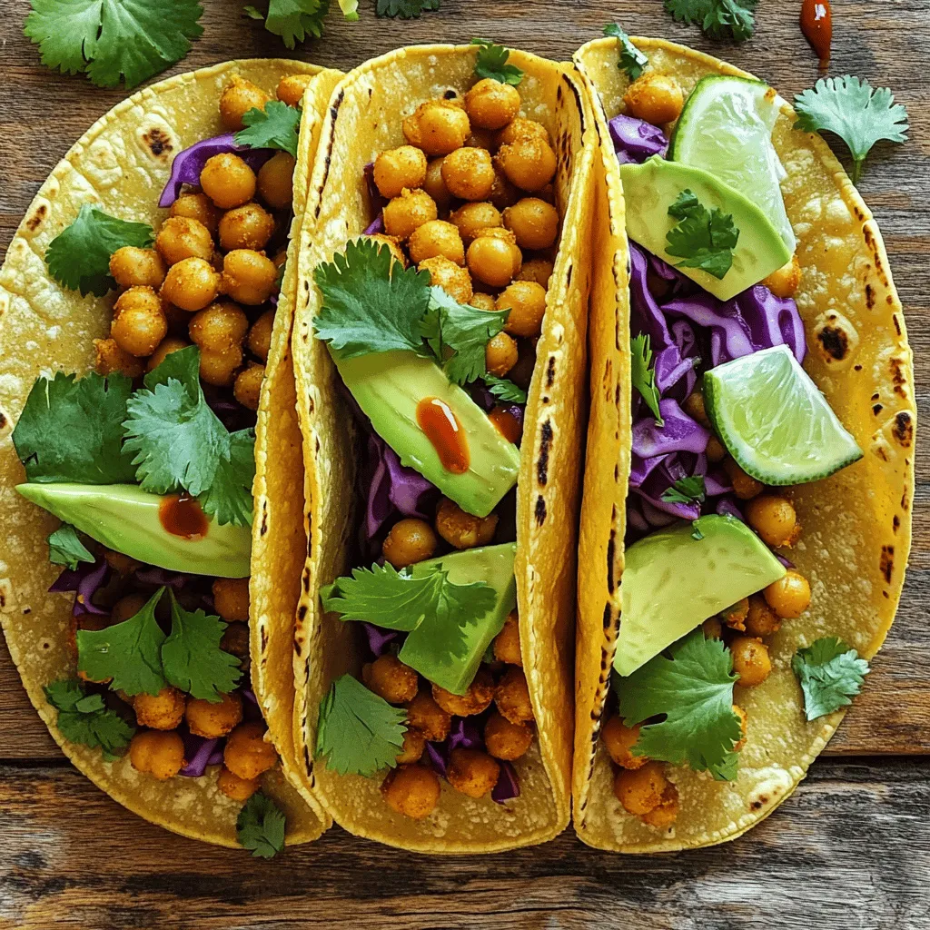 Spicy Chickpea Tacos Flavorful and Easy Meal