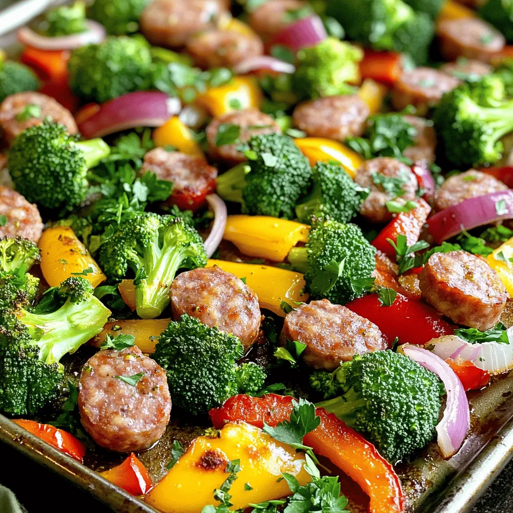 Sausage and Veggie Sheet Pan Dinner Easy Weeknight Meal
