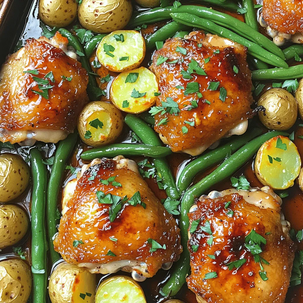 Sheet-Pan Maple Garlic Roasted Chicken Thighs Delight