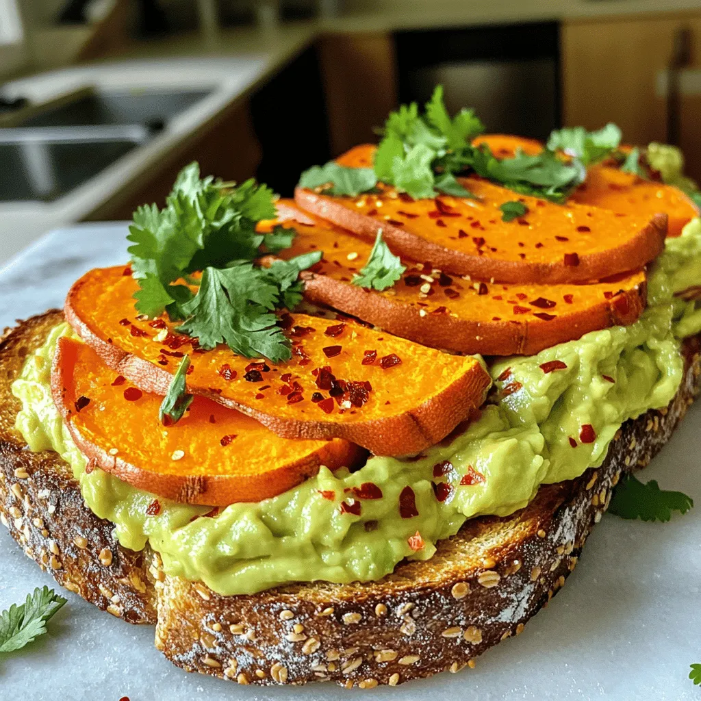 Sweet Potato Avocado Toast Nutritious and Easy Meal