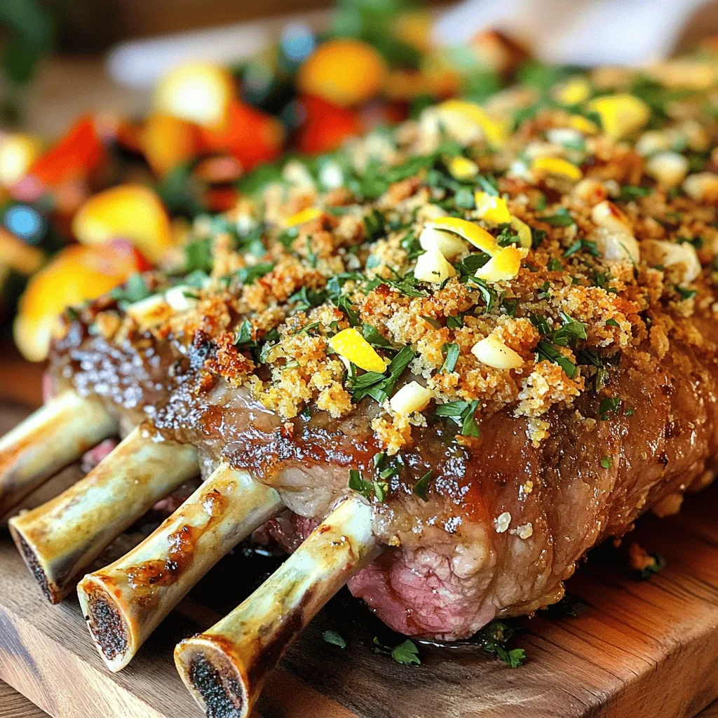 Herb-Crusted Rack of Lamb Flavorful Dinner Delight