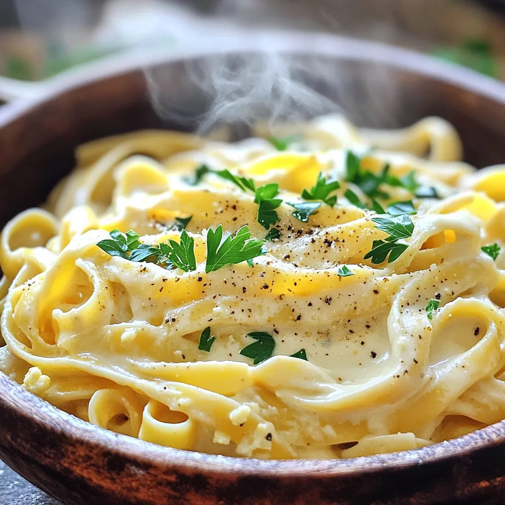 Creamy Cauliflower Alfredo Pasta Delightful Dish