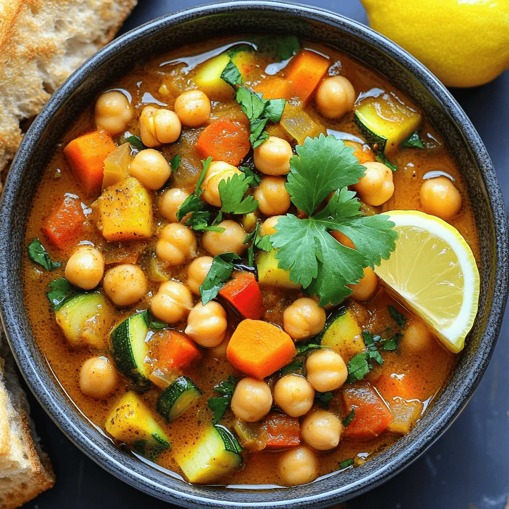 Moroccan Chickpea Stew Flavorful and Nutritious Meal
