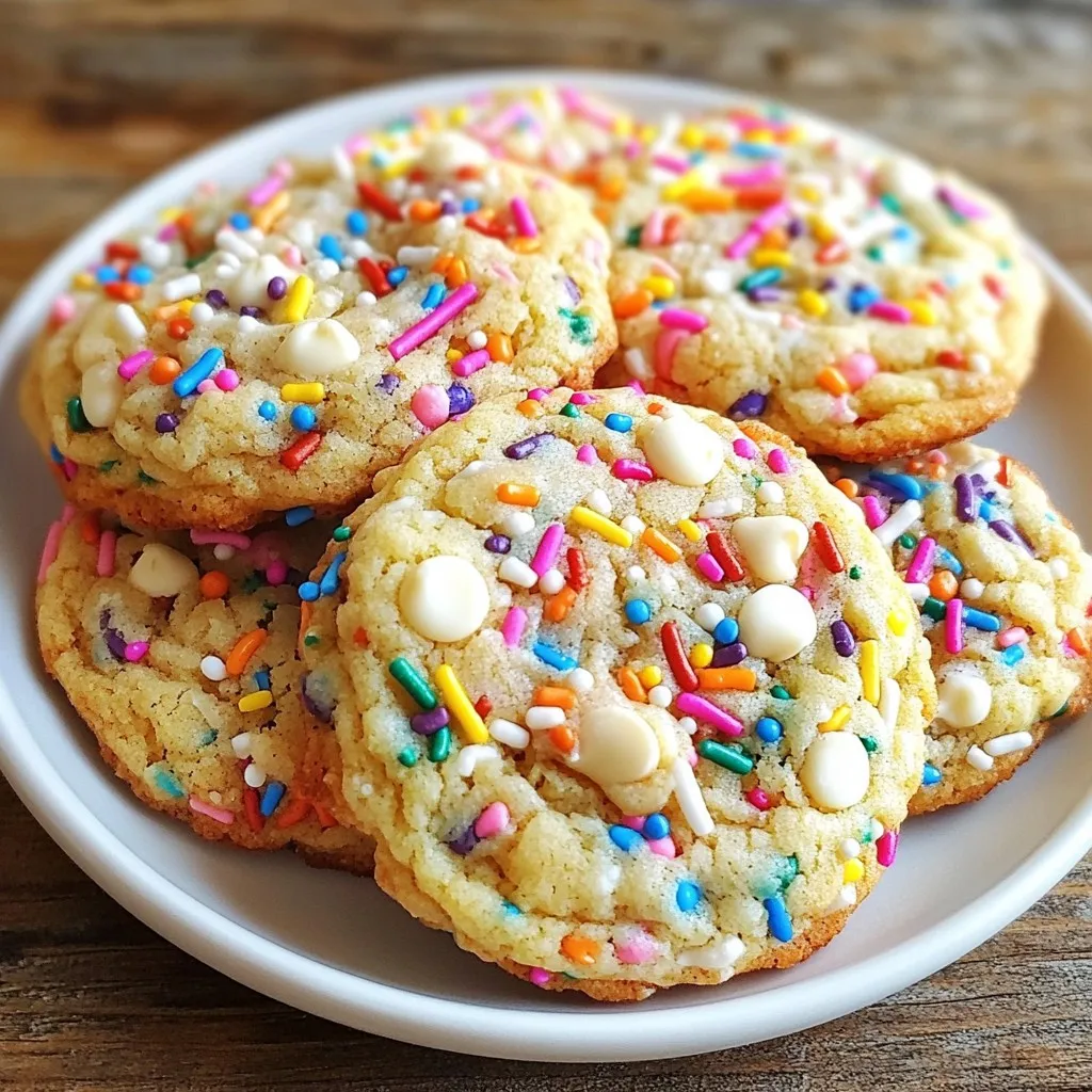 Funfetti Birthday Cake Cookies Delightful and Colorful