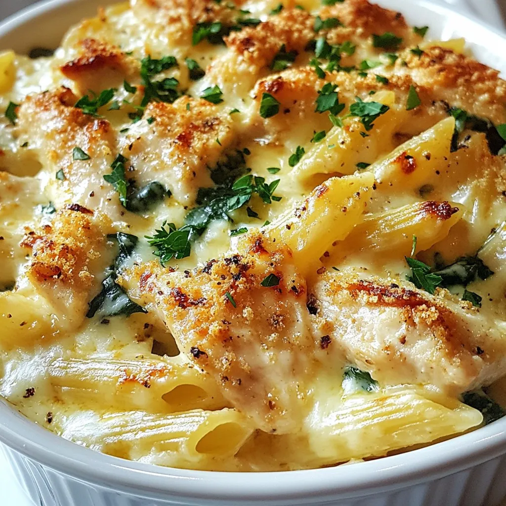 Cajun Chicken Alfredo Bake Flavorful Comfort Meal