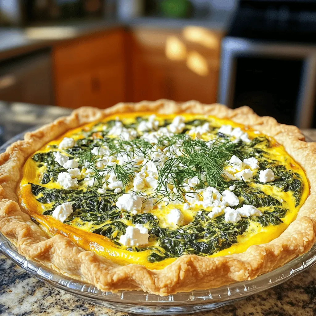 Spinach and Feta Quiche Delightful and Simple Recipe
