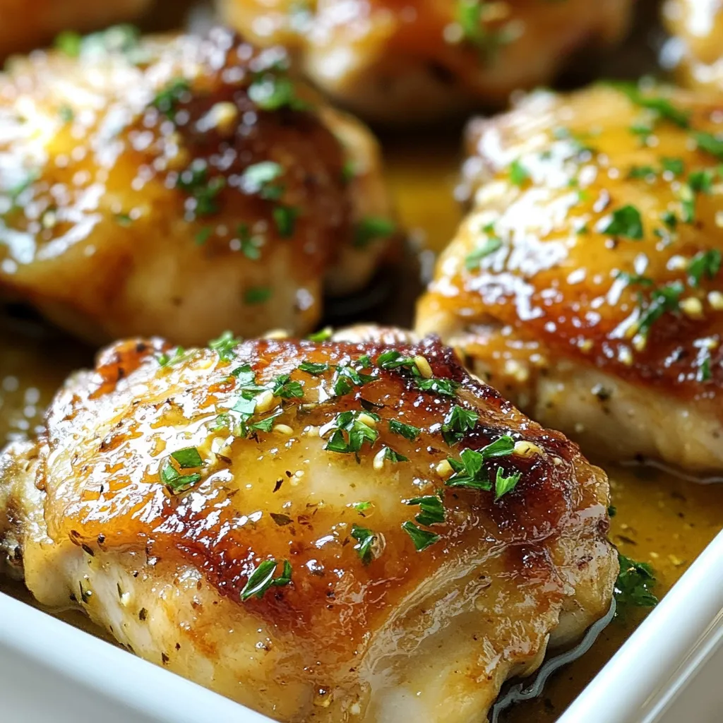 Honey Mustard Chicken Thighs Tasty and Simple Recipe