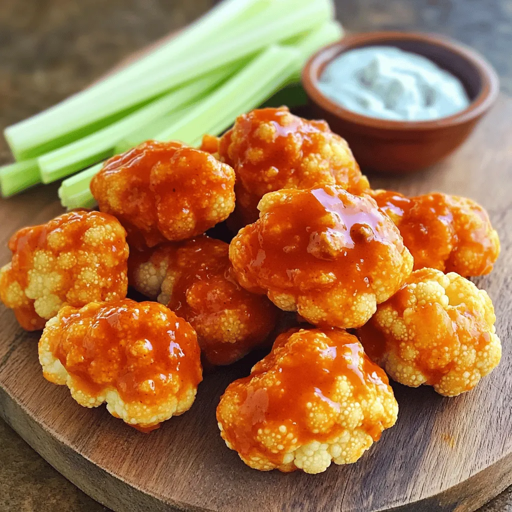Buffalo Cauliflower Wings Air Fryer Easy Recipe