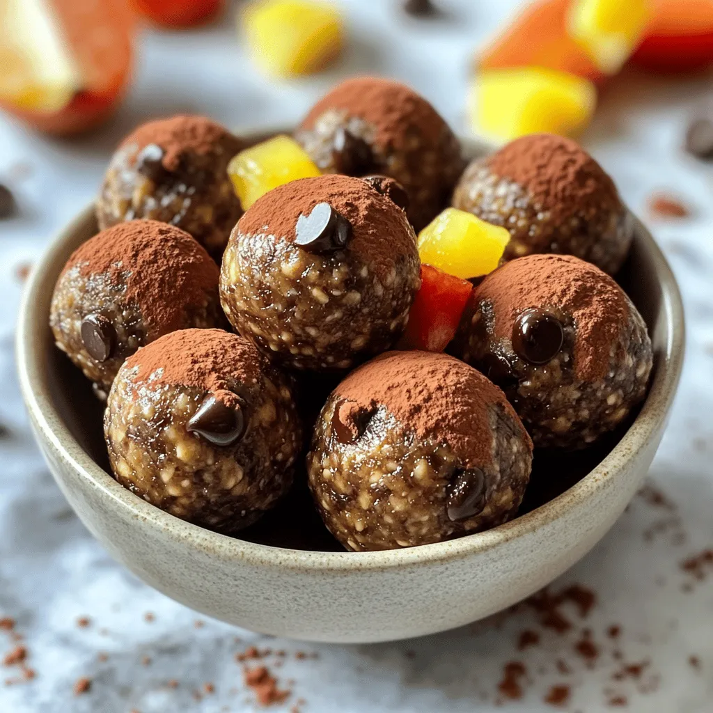 Chocolate Peanut Butter Energy Balls Simple Snack Idea